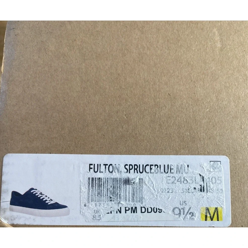 Vince Fulton Suede Sneaker Men's Spruce Blue US 9.5 EU 43 RT$225.00